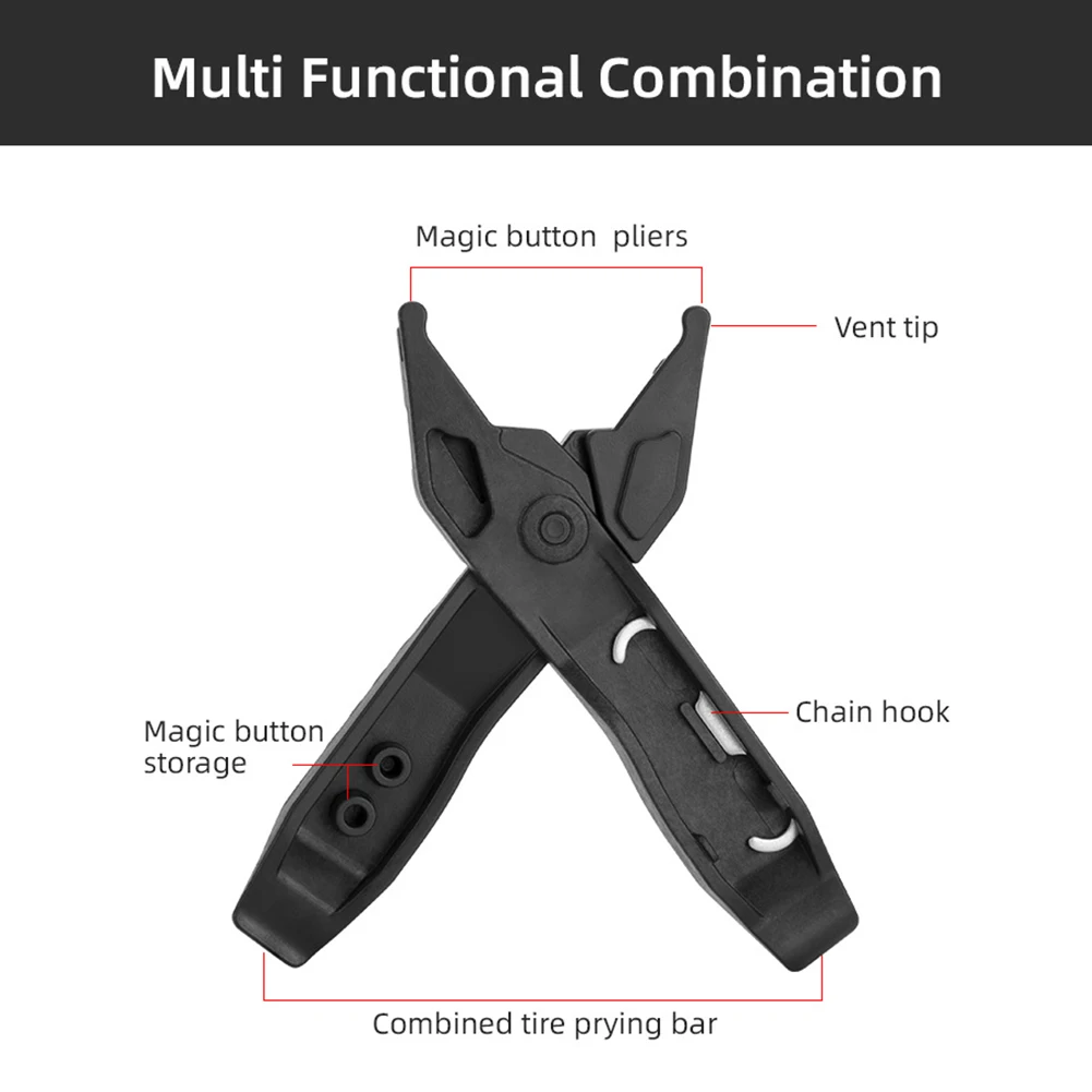 

Bicycle Tire Lever MTB Road Bike Link Chain Plier Hook Buckle Repair Tools