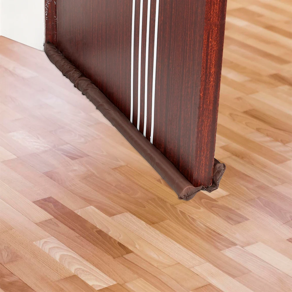

Doors and Windows Protector Wind Dust Blocker Door Stops Home Decors Brown