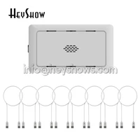 8 ports dual usb cable laptop security alarm system pc macbook anti theft box notebook computer secure display for retail shop