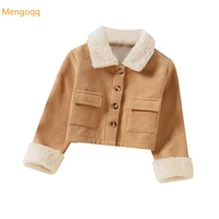 toddler kids baby princess winter autumn full sleeve single breasted top outwear children fashion warm jacket coat 1 6y