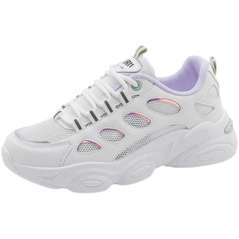 

New Women Sneakers Shoes Spring Summer Platform Mesh Color Casual Sport Shoes Women Breathable Platform Women's Shoes Sneakers