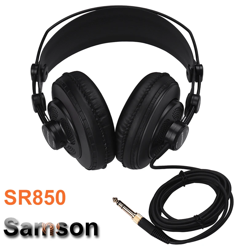 SAMSON SR850 Professional Studio Reference Monitor Headphones Dynamic Headset for Recording Monitoring Music Gaming DJ | Спорт и