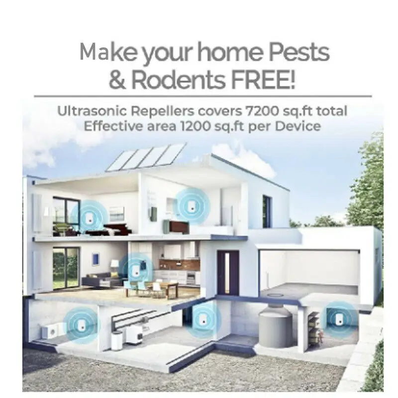 2 шт. Отпугиватель комаров тараканов