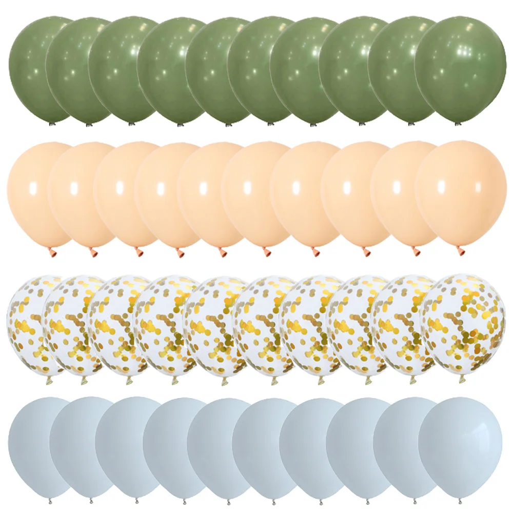 40 шт. Ретро зеленый жемчуг цвет белого золота фотообои для свадьбы детского