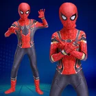 Прямая поставка, Детский костюм для косплея на Хэллоуин, подарок на день ребенка, косплей для мальчика-паука