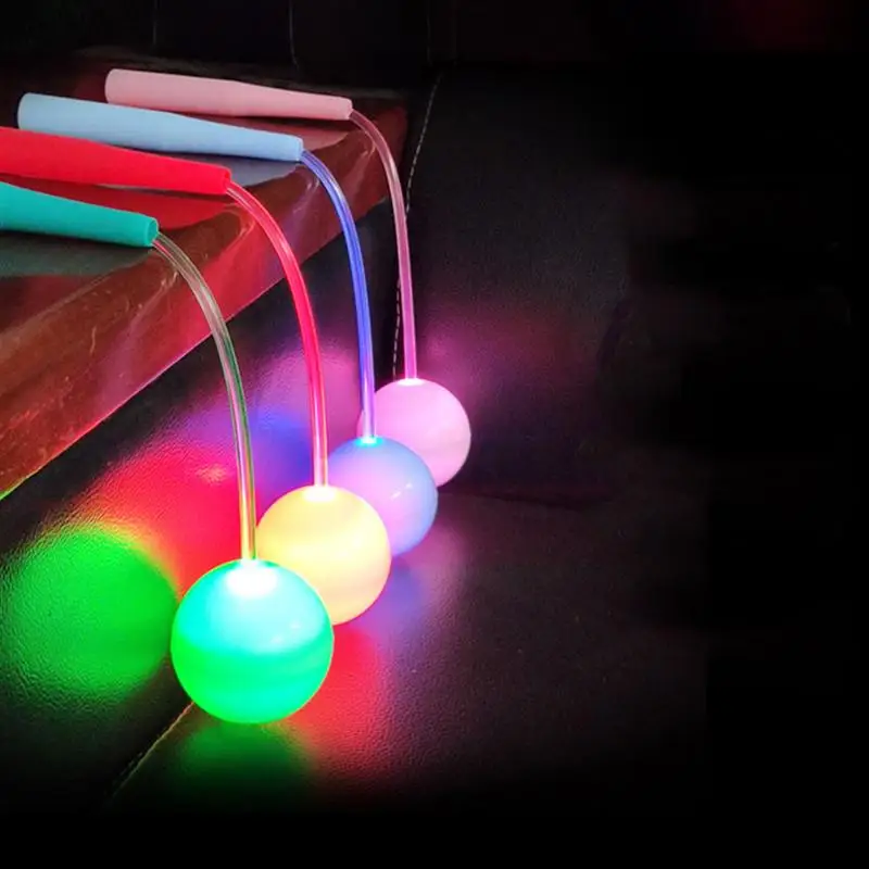 

4Pcs Workout Jump Ropes Luminous Skipping Ropes Fitness Tools Mixed Color