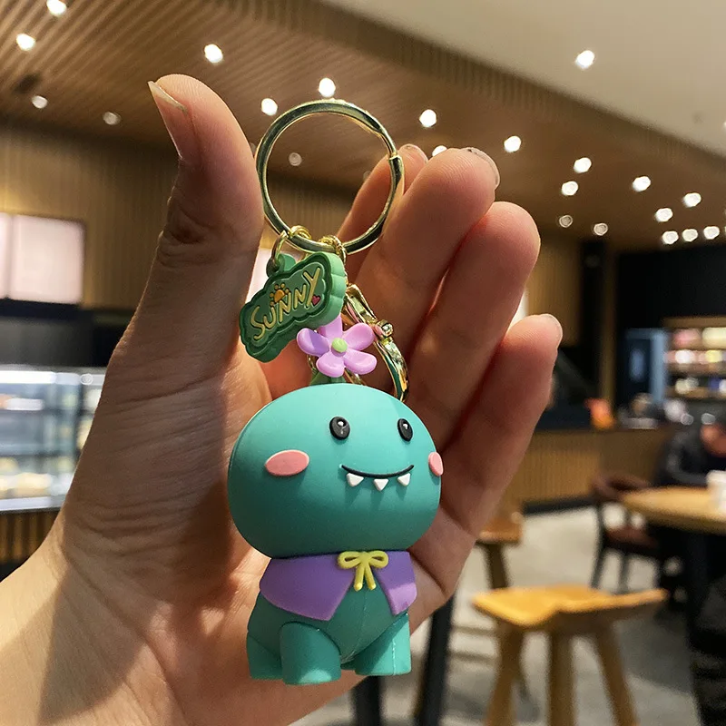 

Cartoon Cute Elf Silicone Keychains Student Backpack Beautiful Pendant Car Seat Stylish Keyring Birthday Gift Friend Keychain