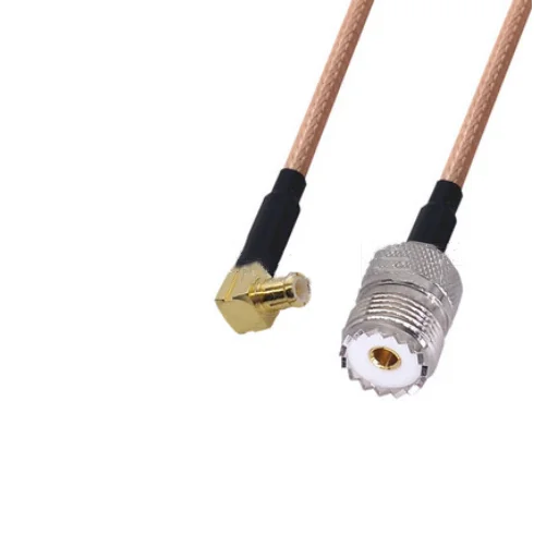 

MCX Male Right Angle to UHF PL259 Female RF Pigtail Jumper RG316 Cable