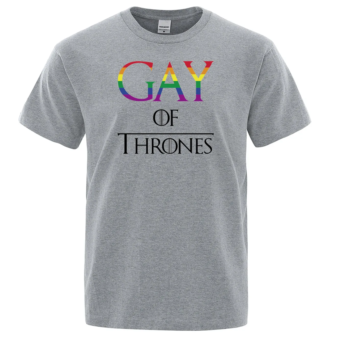 Летние топы 2020 футболка с надписью Gay Pride принтом gay of thrones мужская повседневная