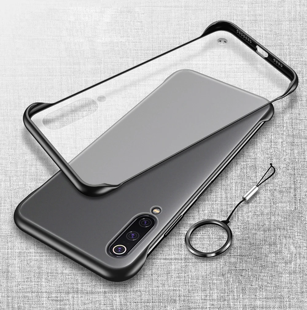 Черный Для Xiaomi mi A3 чехол для Xiaomi mi A3 lite CC9 Pro CC9e 9 8 SE 9T очистить выполненные чехол для Red mi K20 Note 7, 8, 8T 10 Pro 7A 8A - Цвет: Черный