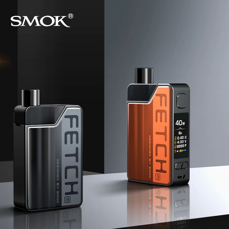 SMOK Fetch Mini Pod Vape Kit 1200 мАч и 3 7 мл 40 Вт электронная сигарета pod kit fit RPM сетчатая Тройная