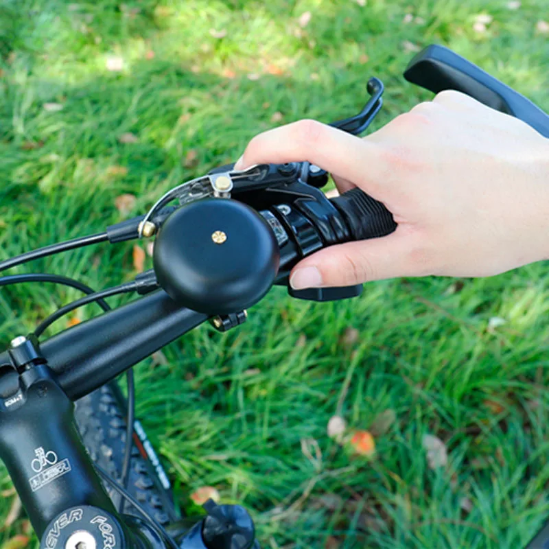 

Bicycle Retro English Bell Ringing Bell Aluminum Silver Coffee Brown Bike Bell vintage wholesale