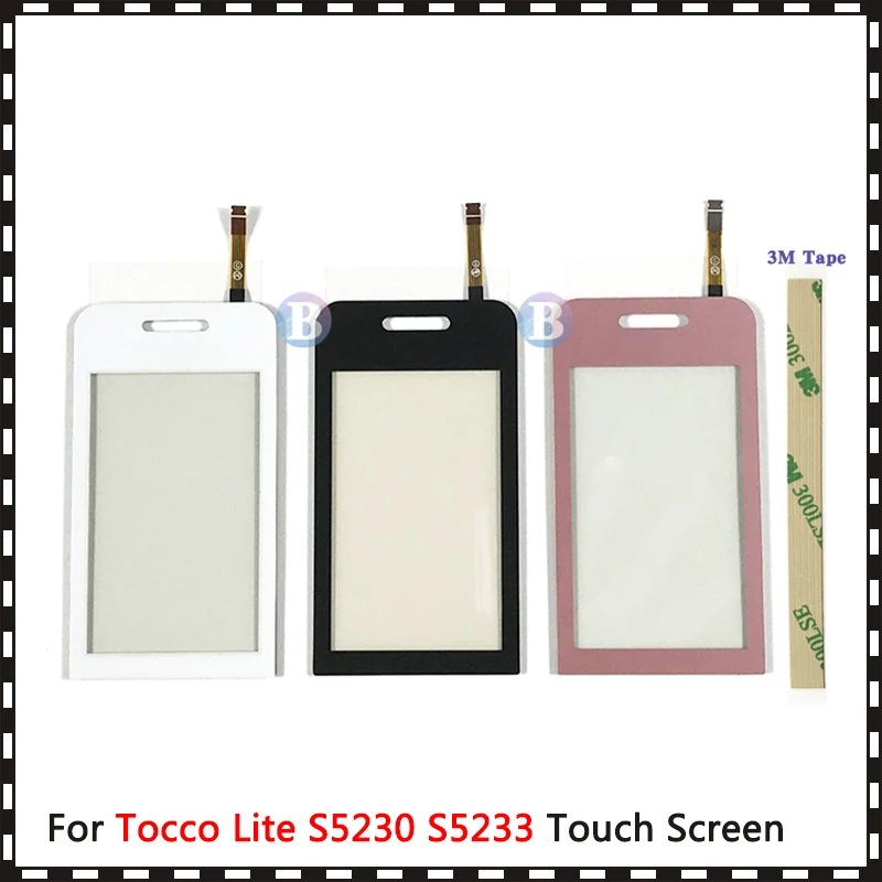 

High Quality 3.0" For Samsung Galaxy Tocco Lite S5230 S5233 Touch Screen Digitizer Sensor Outer Glass Lens Panel