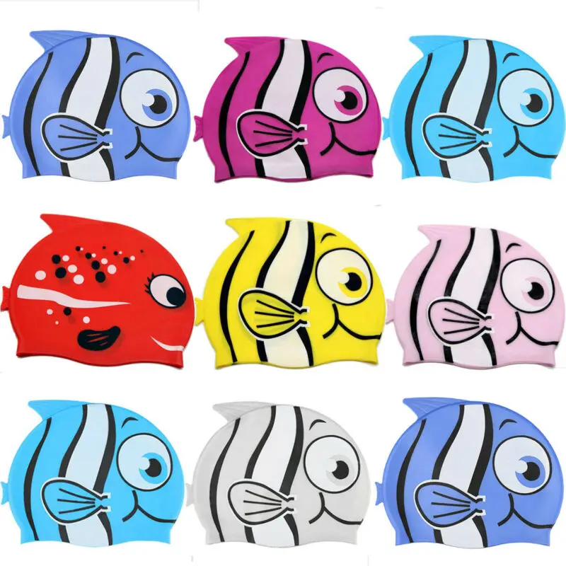 Шапка для плавания силиконовая в стиле унисекс милая Водонепроницаемая Кепка от