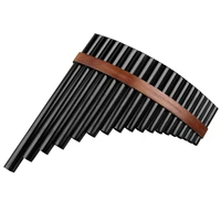 18 pipes brownpan flute f key high quality pan pipes woodwind instrument traditional musical instrument bamboo pan flute