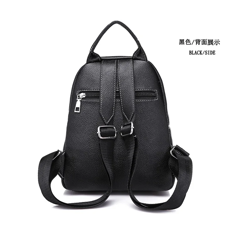 

Soft PU Leather Women Backpack small Cute pendant backpacks for girls teenagers lady Shoulder Bag 2020 new Daypack bagpack pink
