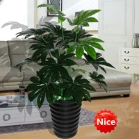 26 latex fabric tree artificial plant pachira money tree party office furniture wedding home decor fake foliage