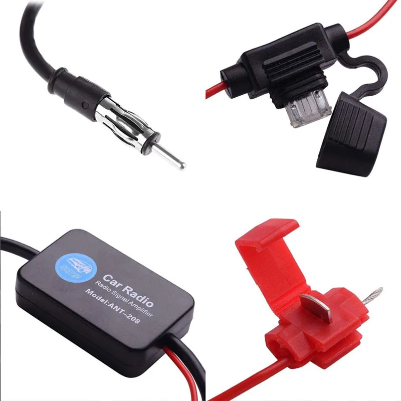 Универсальный усилитель FM-сигнала автомобильная антенна с защитой от помех