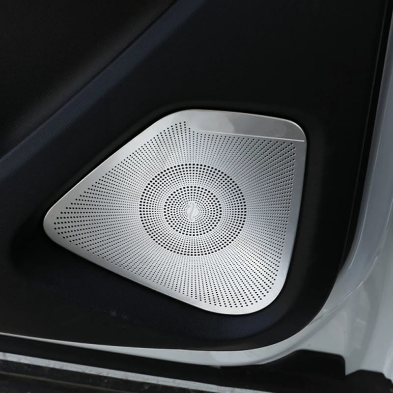 

Для Citroen C5 Aircross 2017-2020 нержавеющая панель двери автомобиля громкий динамик колонка крышка отделка рамка стикер литье аксессуары