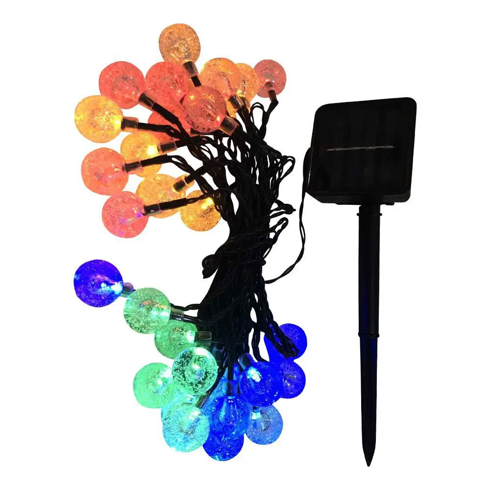 

50 LEDS Crystal ball 7M Solar Lamp Power LED String Fairy Lights Solar Garlands Garden Christmas Decor For Outdoor