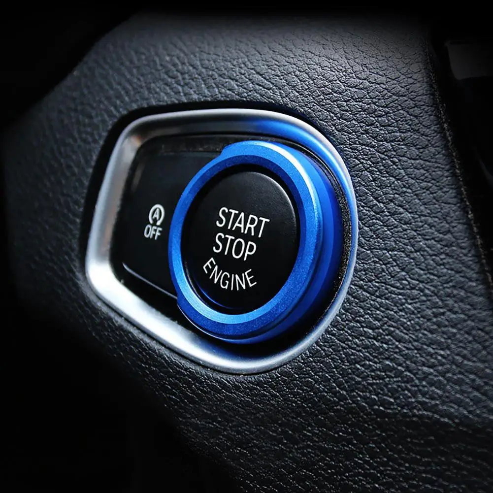 Металлическое автомобильное пусковое кольцо с одной кнопкой для BMW серий 1/2/3/3GT/4/X1