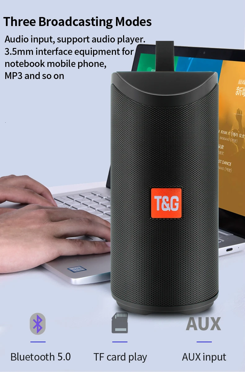 Мини-Аудио Портативный беспроводной Bluetooth динамик бум бокс открытый бас TF FM радио громкоговоритель с семи цветов света светодиодный HIFI
