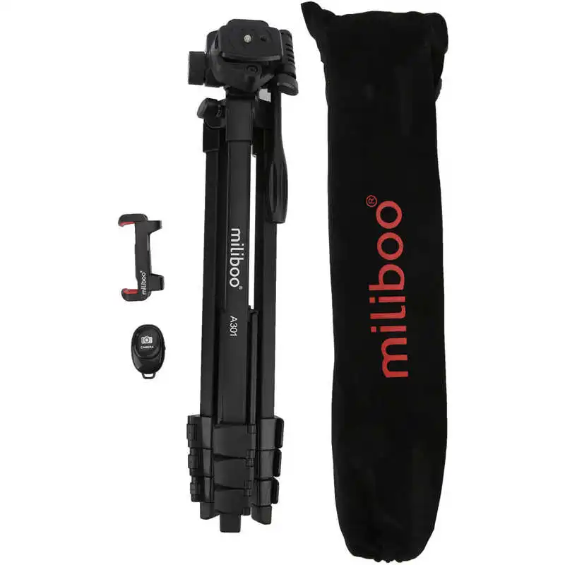 Miliboo A301 Портативный штатив для фотосъемки легкий смартфона SLR камеры с 1/4-дюймовым