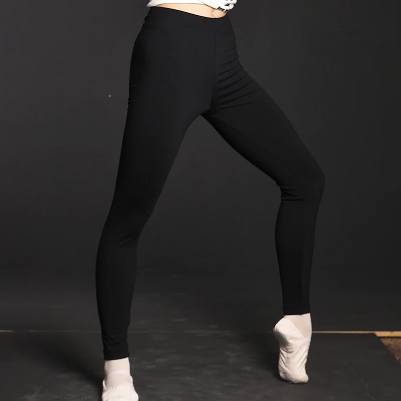 

Dance Pants Women Black Stretchy Leggings Sports Yoga Gymnastics Ballet Trousers Bodybuilding Daily Pants for Ballerina