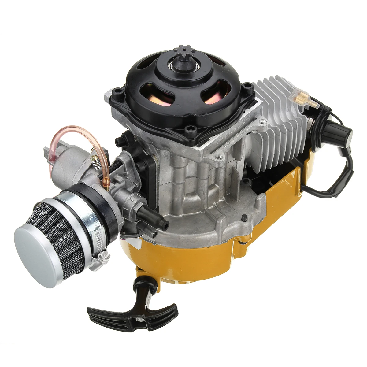 Горячая продажа 49cc 2 тактный мототцикл полный двигатель с воздушный фильтр