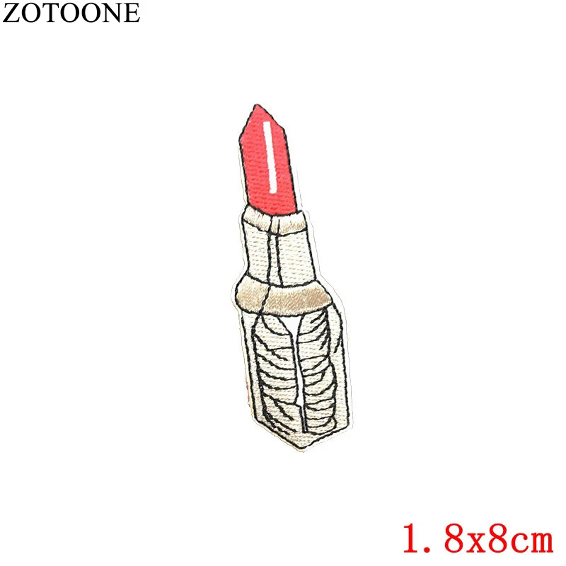 ZOTOONE пришить блесток Фламинго Роза Патч Сердце железа по письму значки, одежд наклейки дешевые вышитые патчи для Костюмы - Цвет: 356