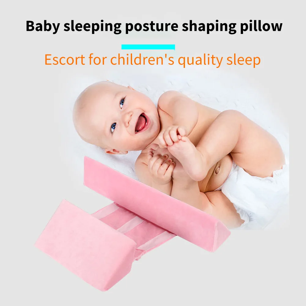 

Newborn Baby Shaping Styling Pillow Anti-rollover Side Sleeping Pillow Triangle Infant Baby Positioning Pillow For 0-6 Months