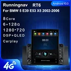 Runningnav для BMW 5 E39 E53 X5 1995-2001 2002-2003 Tesla Тип Android автомобильное радио мультимедийный видеоплеер навигация GPS