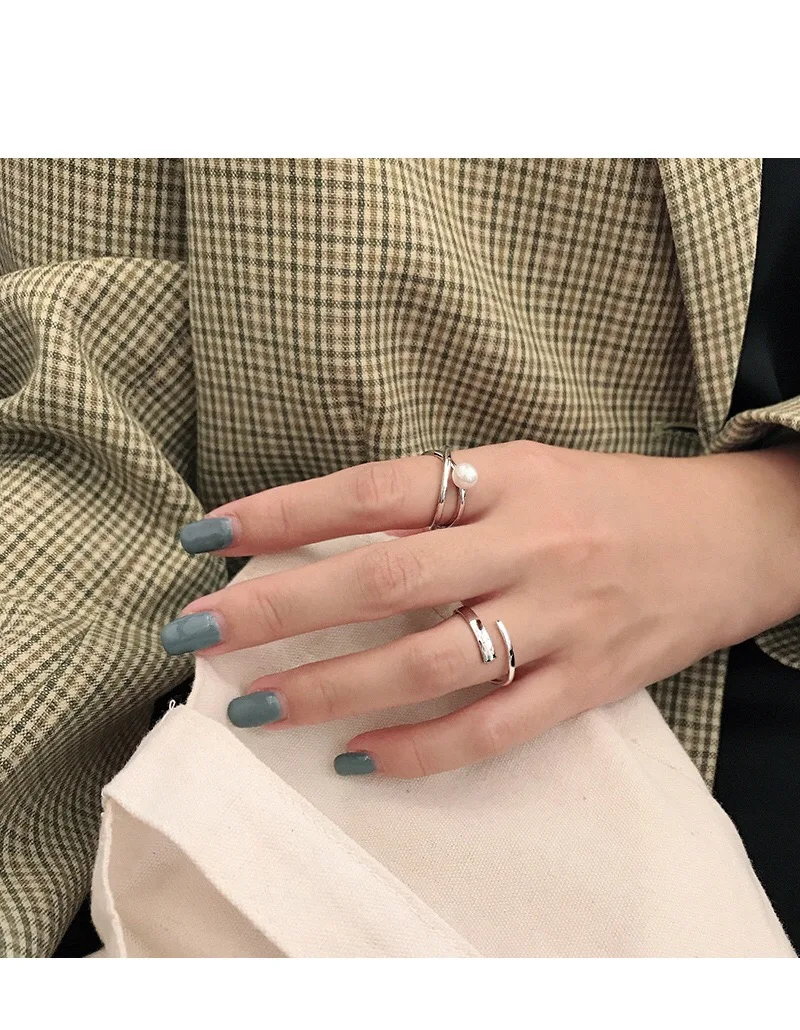 

Real 925% Sterling Sliver Opening Ring For Charming Women Plear Party Fashion Fine Jewelry Classic Accessories