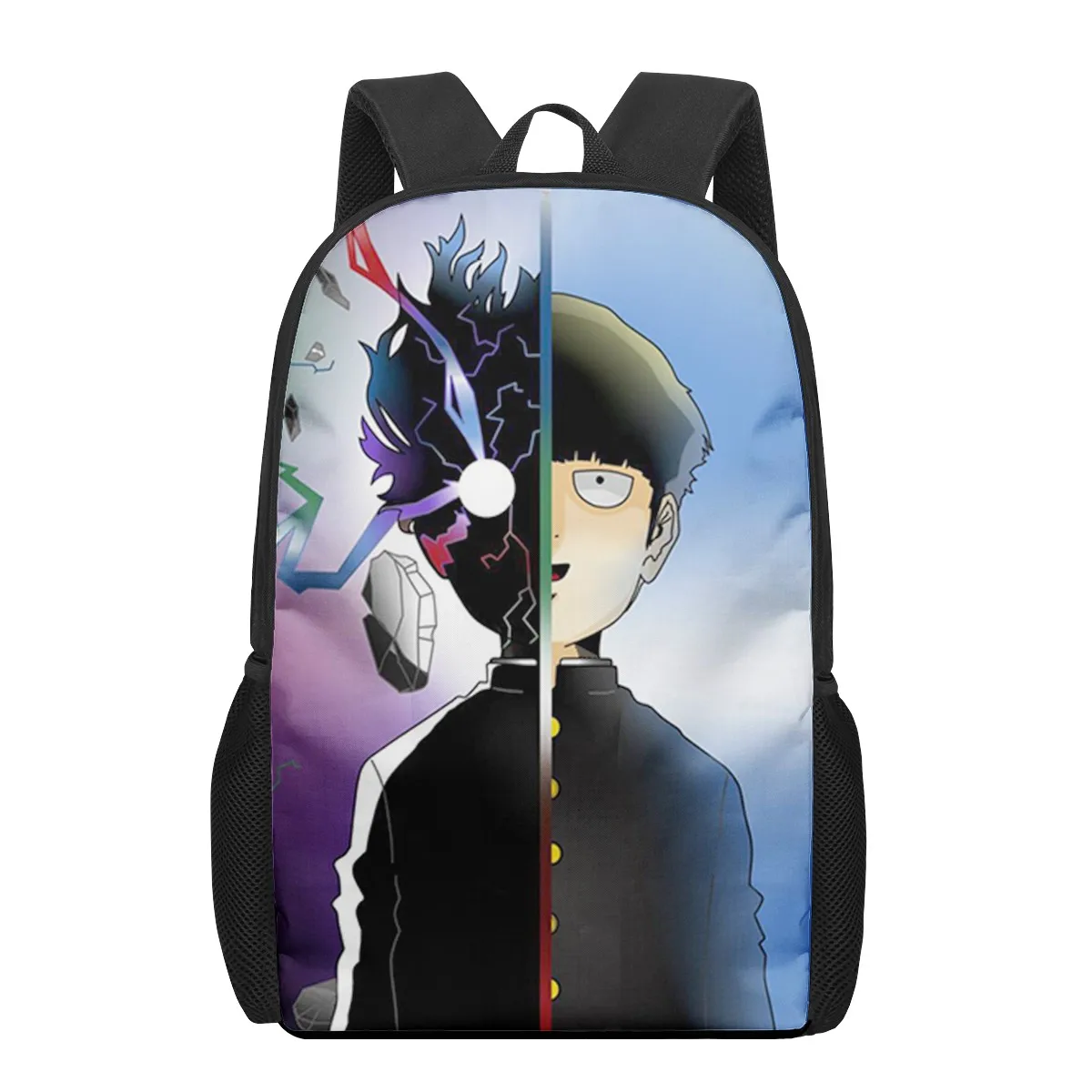 

Mob Psycho 100 3D Pattern School Bag for Children Girls Boys Casual Book Bags Kids Backpack Boys Girls Schoolbags Bagpack