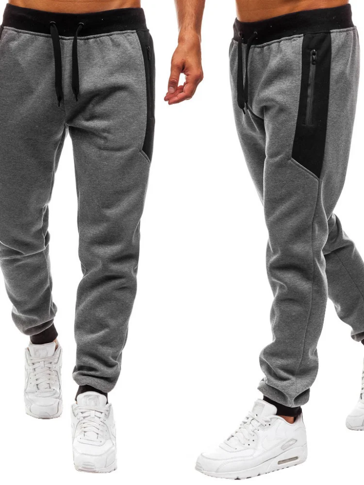 

Pantalones de Jogging para hombre, pantalones de entrenamiento de gimnasia sólidos, ropa deportiva, pantalones deportivos