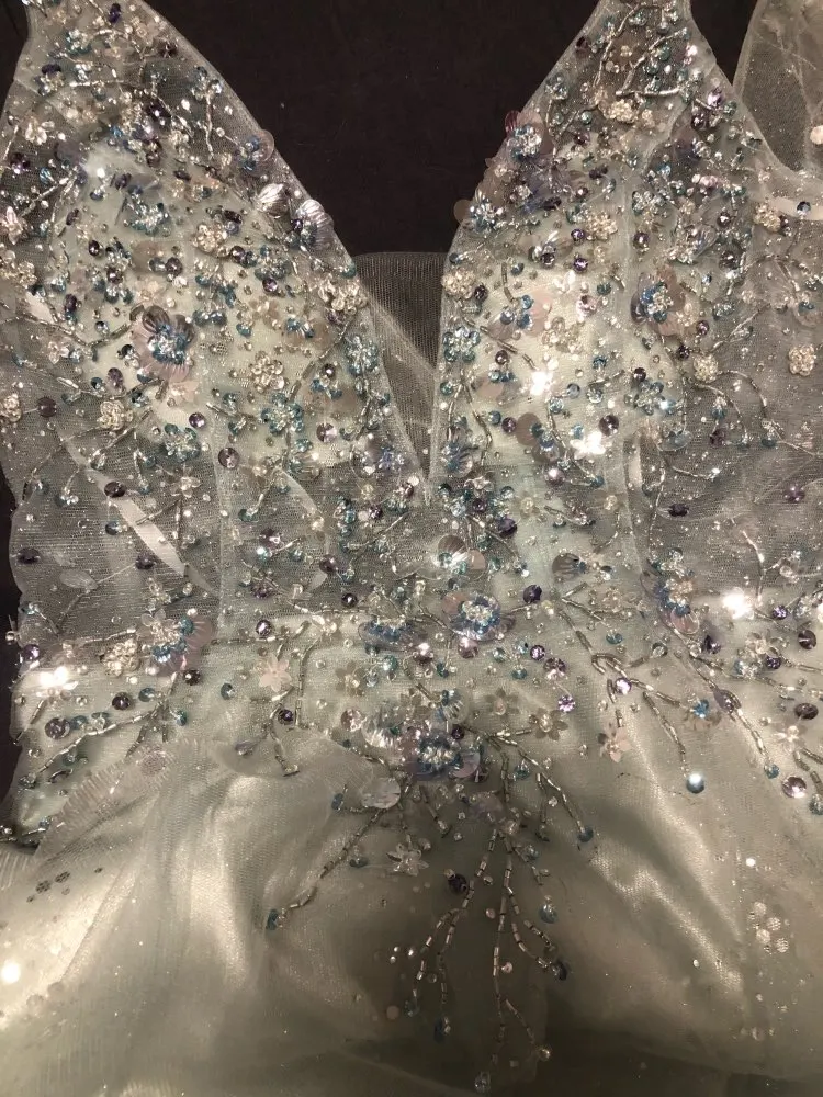 

MNGRL Luxury O-Neck Evening Dress for Women 2021 Crystal Handmade Sleeveless Aline Sequin Long Formal Wedding Party Gowns