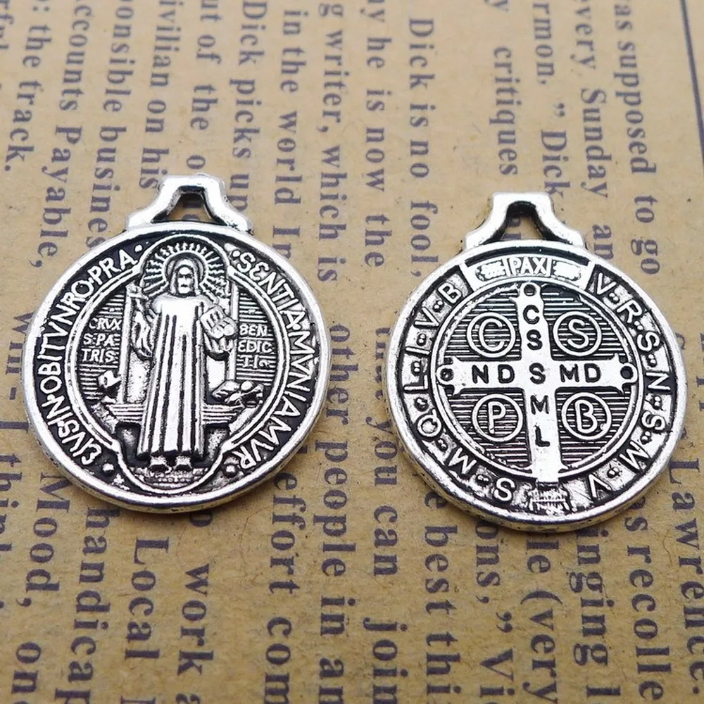 Подвески с крестом Иисуса 18 х22 мм 100 шт.|Шармы| |