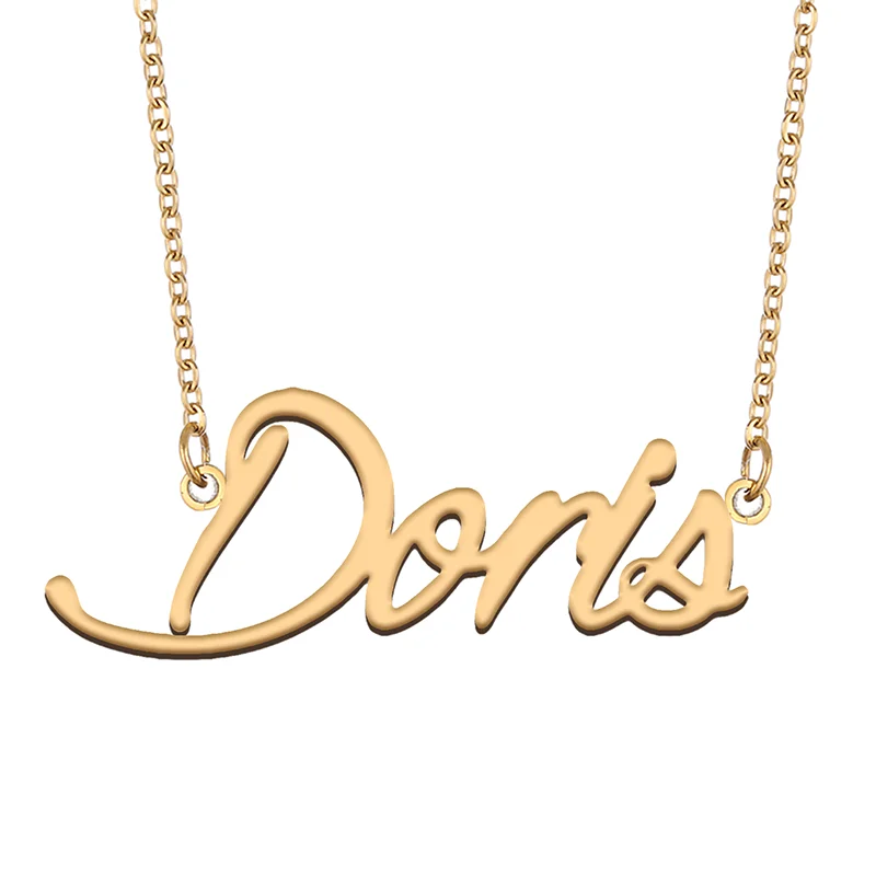 

Necklace with Name Doris for His Her Family Member Best Friend Birthday Gifts on Christmas Mother Day Valentine's Day