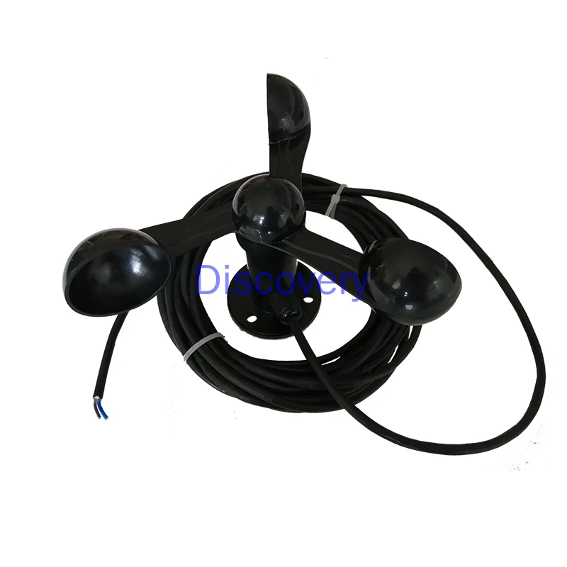 

Wind Speed Sensor Anemometer Wind Speed Measurement Meteorological Wind Sensor Three-cup Single-chip Microcomputer Example