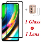 Закаленное стекло 2 в 1 для Moto G9 Plus G8 Play G7 Power E7, Защитная пленка для экрана камеры Moto G10 G20 G30 G Stylus 2021