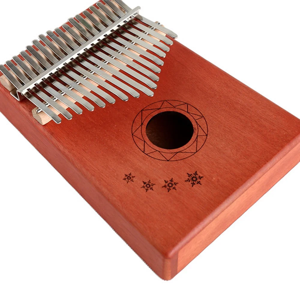 

17 Sound Acacia Mangium All Single Thumb Piano Kalimba Finger Piano with English Manual