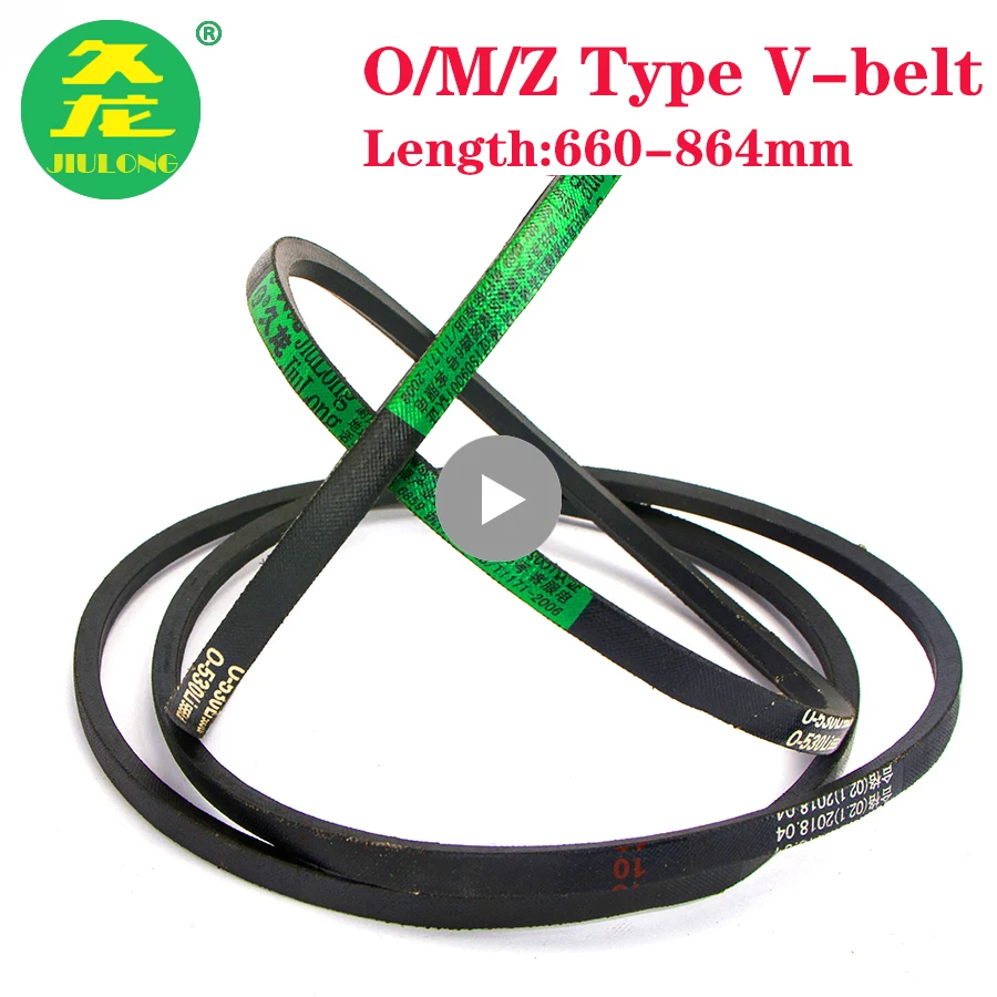 Лента Конвейерная JIULONG V Belt O Type с замкнутым контуром черная резиновая лента для