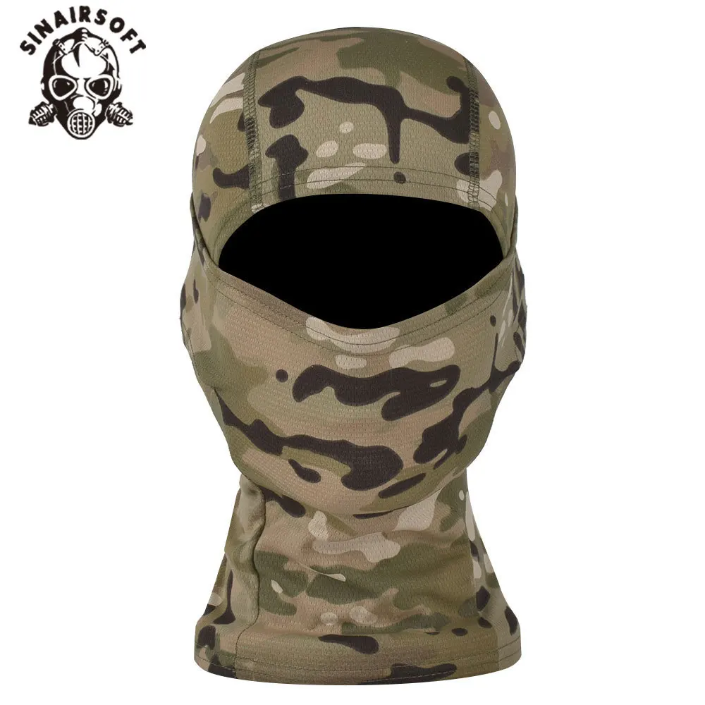 

Rattlesnake Tactical helmet Airsoft Hunting Wargame Breathing Dustproof Face Balaclava Mask Ski Cycling Full Hood