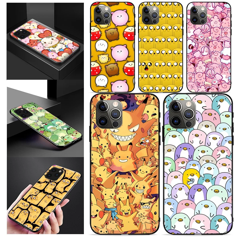 

Cartoon Cute Bunny Dog Elf Phone Case For iPhone 12 Mini SE 2020 X XR 11 Pro MAX Carcasa Soft TPU Cases