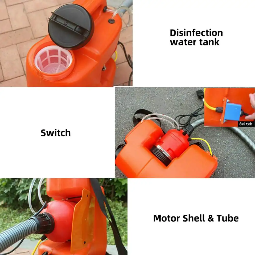 

2600W 20L 220V UK Plug Electric ULV Fogger Sprayer Ultra Capacity Disinfection Machine Mosquito Killer Fight Drugs Sprayer