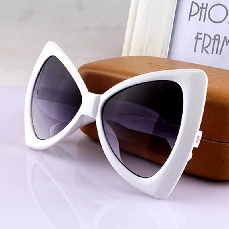 SO & EI модные негабаритные женские солнцезащитные очки в форме банта брендовые