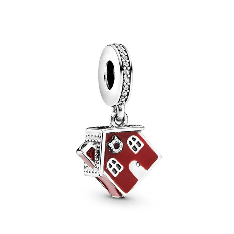 BD06 Boosbiy, 2 шт., Рождественская серия, Рождественская елка, Санта, подвеска с Санта-Клаусом, бусины, подходят для браслета Пандора и ожерелья, сделай сам, для изготовления женских ювелирных изделий - Цвет: BD06