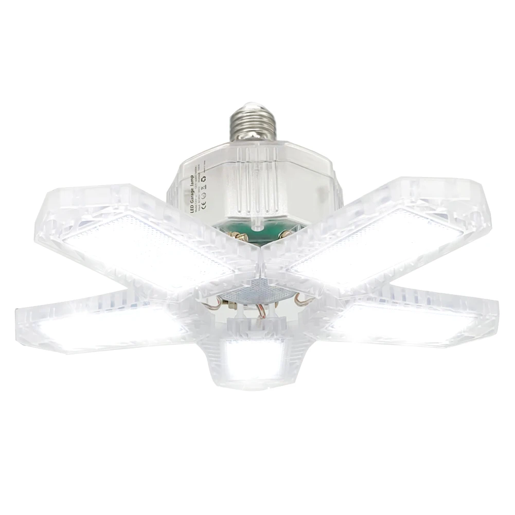 

100W Garage Light Deformable Garage Ceiling Lamp Workshop Warehouse Parking Lot E27 135 LED Ceiling Light LED bulb