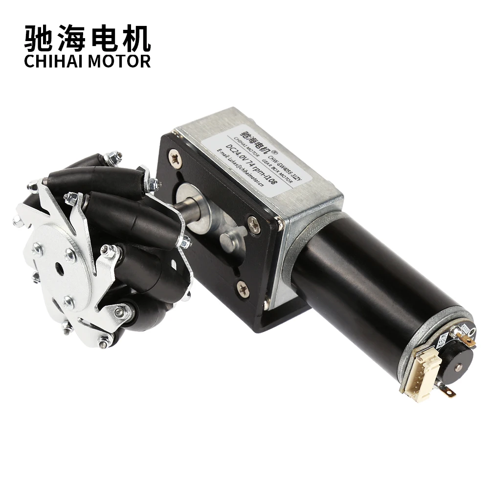 

Двигатель ChiHai с одинарным валом, металлическое колесо с кодировщиком 12 В для самостоятельной сборки роботов, машинок с паровой игрушкой