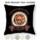 Инженерная Красная команда Наволочка для подушки наволочка из хлопка и льна Tf2 Команда Крепость 2 Красная команда Голубая Команда разведчик Пиро Тяжелая